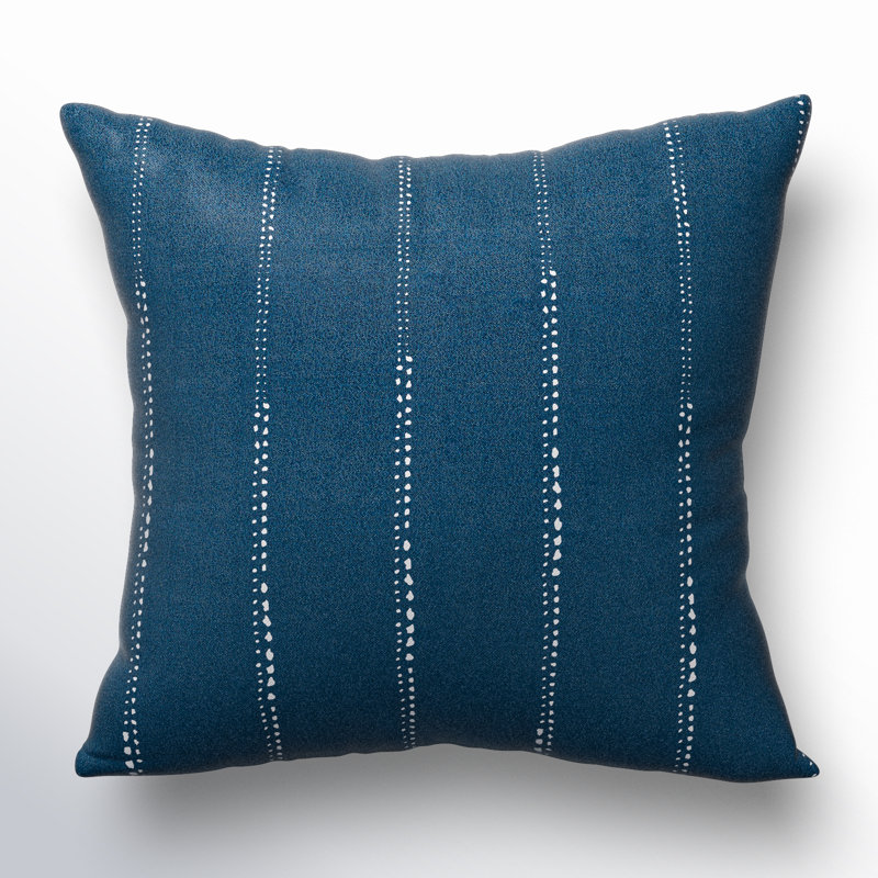 Housse et insert de coussin Mason Dot, Bleu marine, H 18 po x l 18 po x P 6 po
