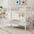Twin Over Twin Metal Bunk Bed For Kids Boys Girls,Metal Structure Bedframe With Ladders & Guardrail,Convertible 2 Beds,No Spring Box Required-778414731