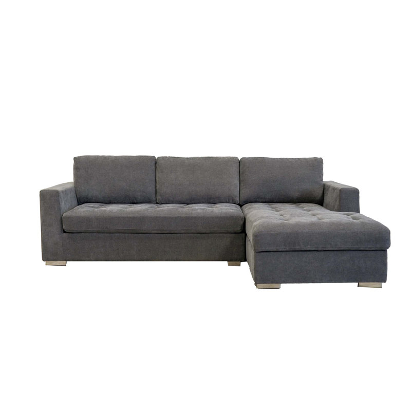 Canapé modulaire faisant face à la droite avec rangement et lit escamotable Tacoma