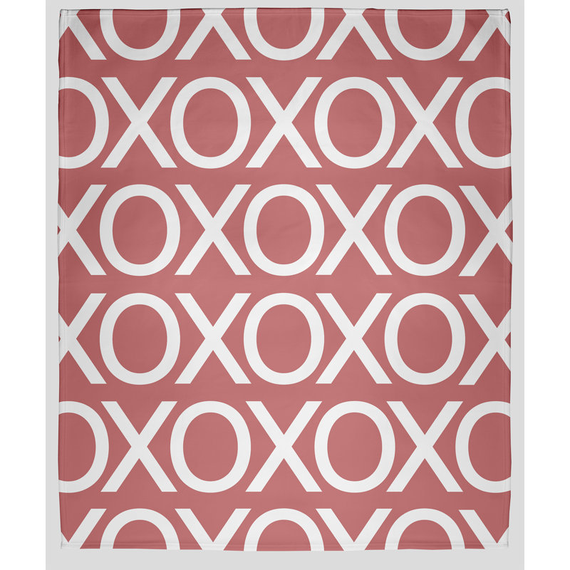 Billiot Geometric Blanket, W152 x L203cm, Sea Pink