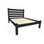  Structure de lit simple en bois massif noir Carmichael - Simple, noir