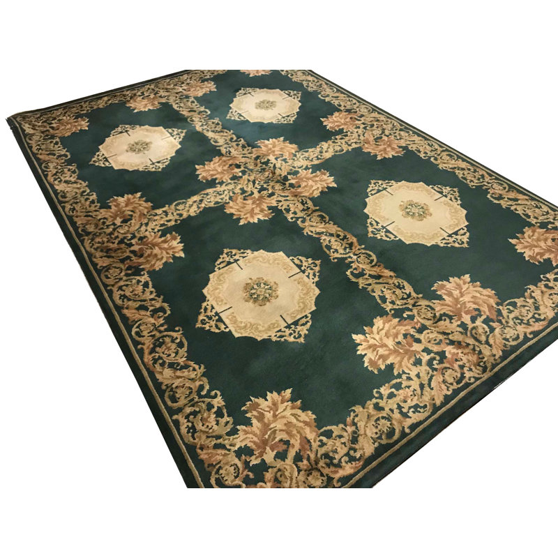 Hand-Knotted High-Quality Blue Area Rug