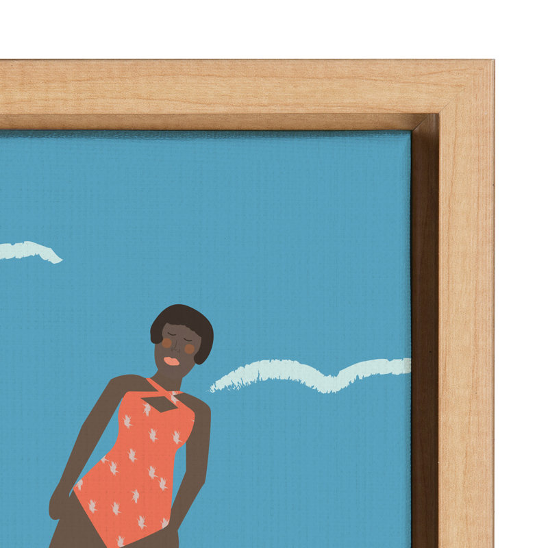 «Swimmers» par Queenbe Monyei, reproduction d'art sur toile encadrée
