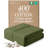 100% Cotton Fitted Sheet Only, 400 Thread Count Hotel Luxury Bedding, Soft & Breathable, Deep Pocket 8–16 Inch Mattress Fit-103254585-103254574