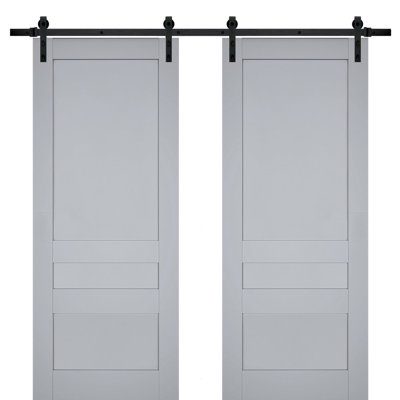Veregio Panelled Wood Barn Doors