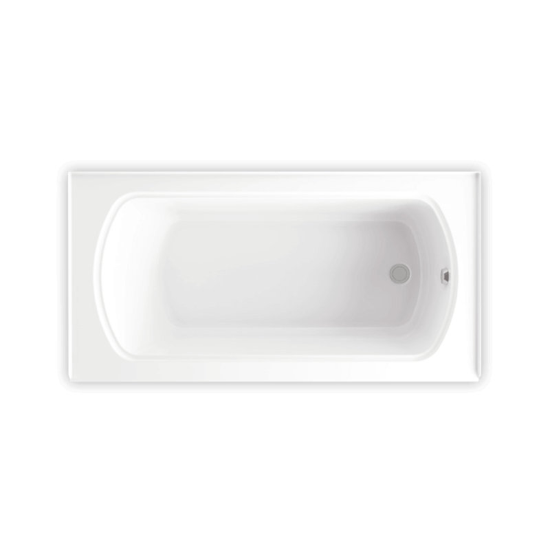 Meridian 60'' L Alcove Soaking Bathtub