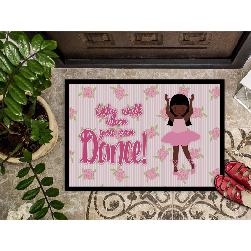 Tapis de porte d’extérieur anti-dérapant east urban home, Rectangle de l 18 po x L 27 po