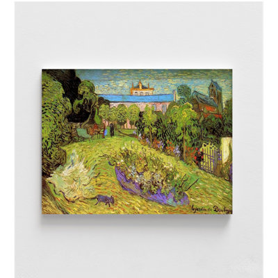 «Daubignys Garden 2» par Vincent Van Gogh, peinture de jardin Van Gogh, impression d'art floral, décoration murale botanique, reproduction de peinture à l'huile de Van Gogh Nature