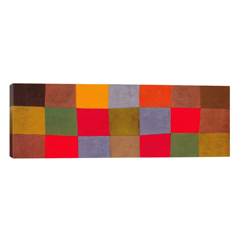 New Harmony by Paul Klee - Wrapped Canvas Panoramic Painting, 121.92 cm H x 40.64 cm W x 1.91 cm D