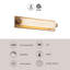 Charleston 19-in Vintage Brass dimmable LED Bathroom Vanity Light-124959602