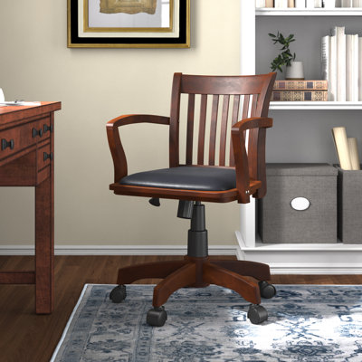 Genevieve Vinyl Bankers Chair