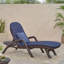 Chaise longue avec coussin