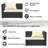 Plust 4-Person Seating Group with Cafe Table-809600556-809600557