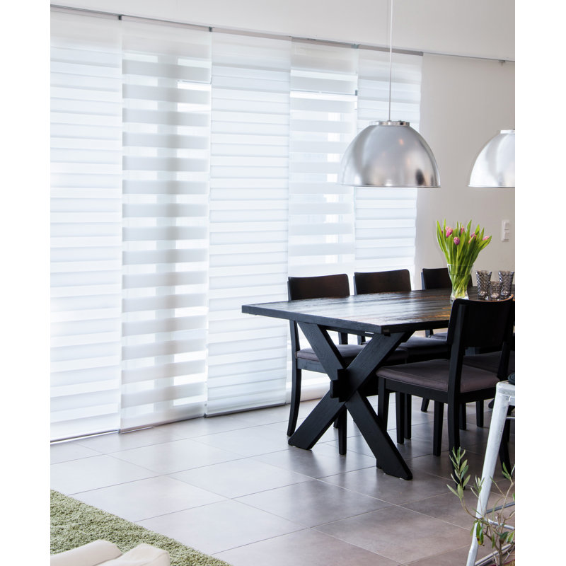 Arwood Semi Sheer Curtain Panel Pair, White