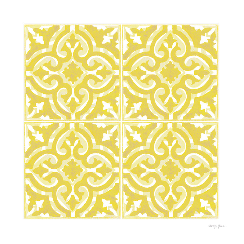 «Artisan Tile XXIII» par Nancy Green, reproduction d'art sur toile tendue, H 12 po x l 12 po, Toile tendue, Non