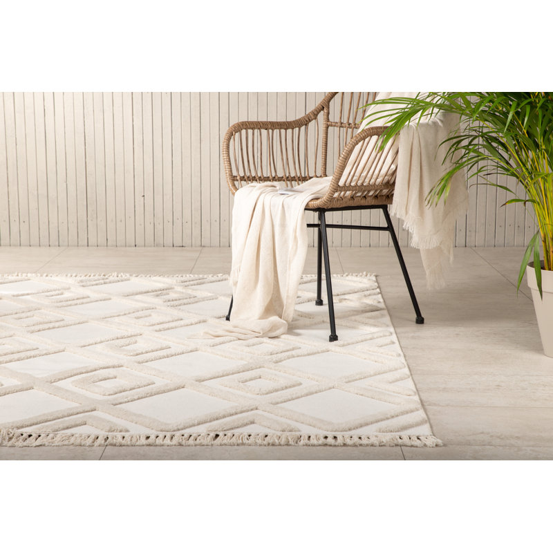 Towa Solid Colour Hand Woven Area Rug, Rectangle 200 x 300cm