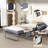 Folding Bed,With Sturdy Metal Bed Frame And 5-inch Thick Luxurious Mattress-1452731293