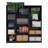  Cedarbrook Manufactured Wood Wall Bookcase with Open Shelves, Modern Display Storage Shelf for Home Office and Living Room