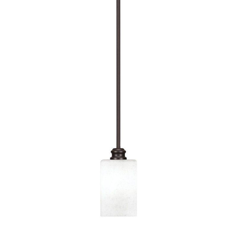 Mini-luminaire suspendu avec tige Edge, Espresso