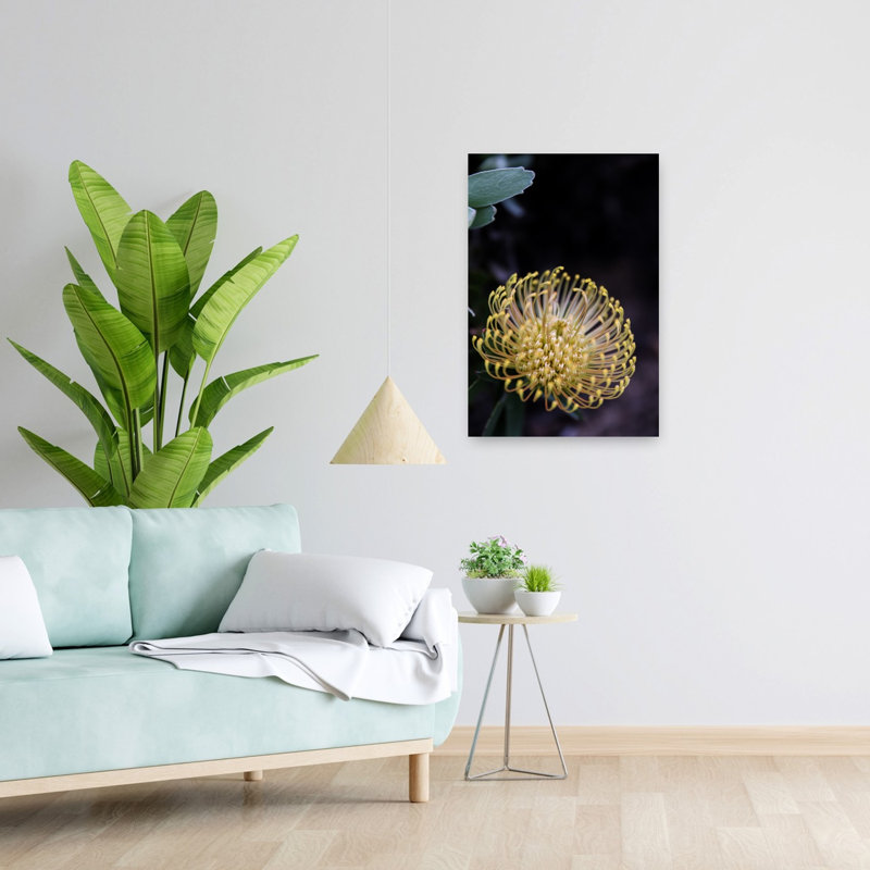 Art contemporain, art floral moderne, H 24 po x l 16 po