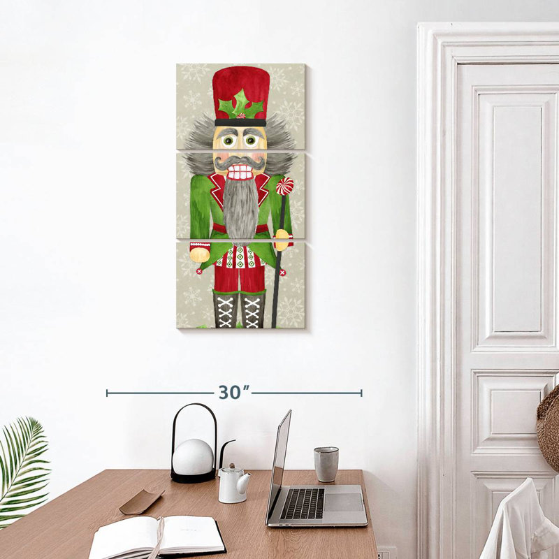 Nutcracker Christmas II, 32" H x 15" W