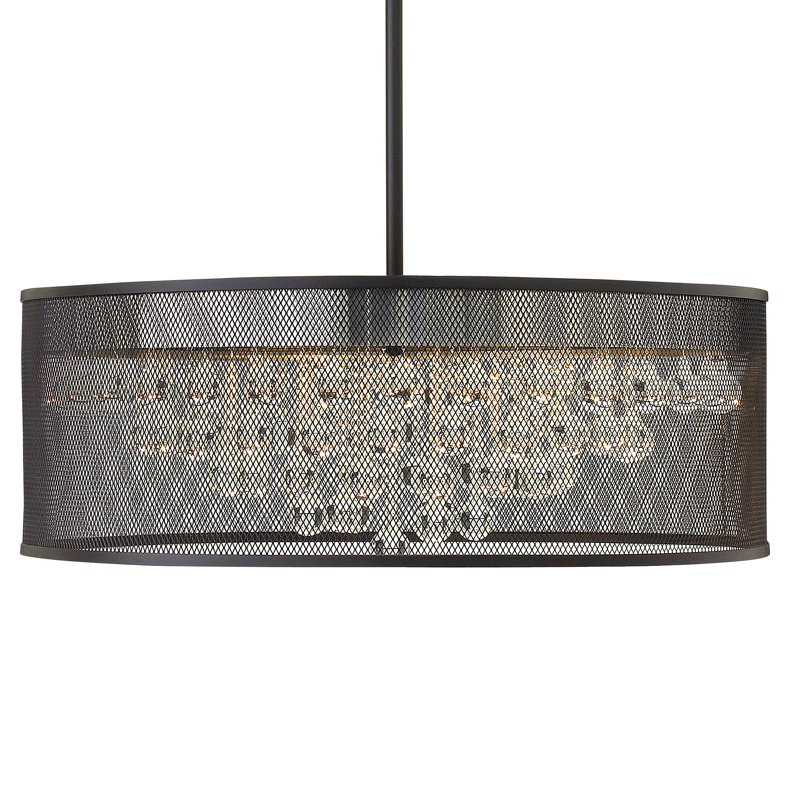 Lustre tambour 6 lumières Fiona