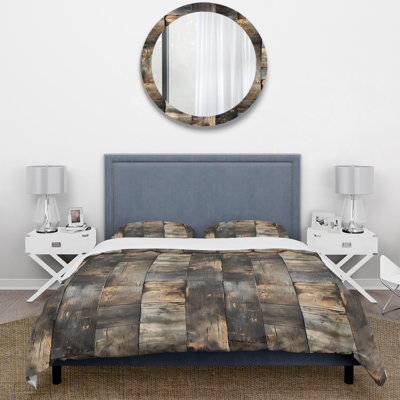 Ensemble de housse de couette Rustic Barnwood