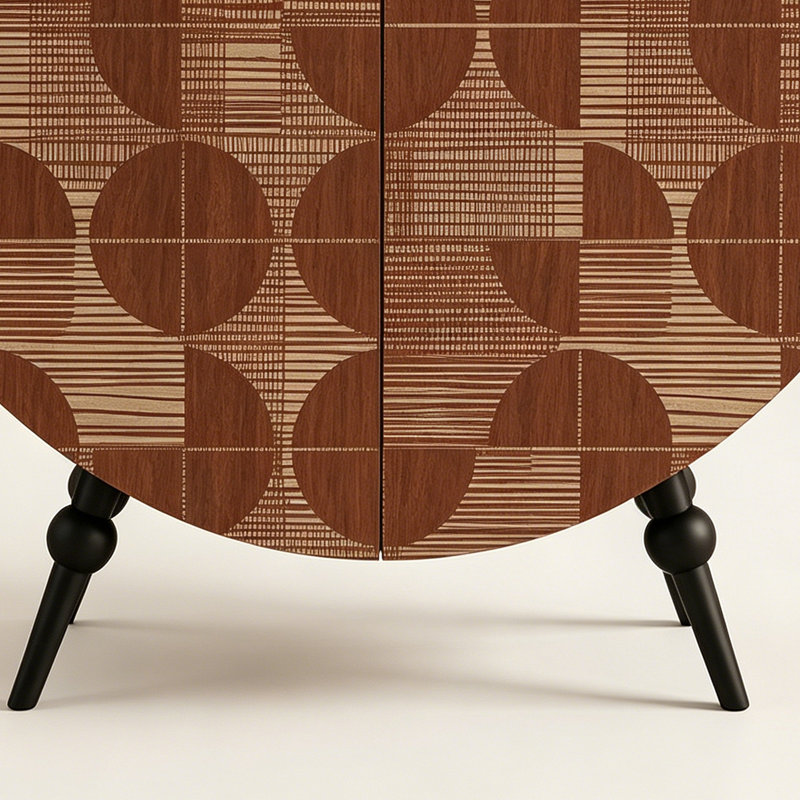 French Retro Minimalist Sideboard
