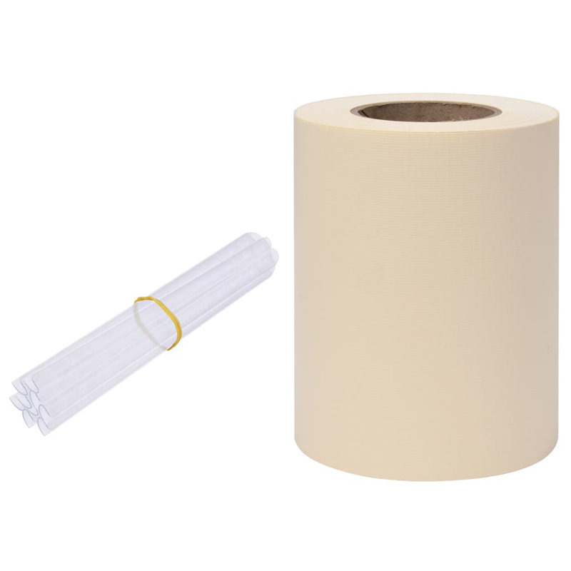 Malchow 19cm H x 3500cm W Cream Polyester Yard/Privacy Fence