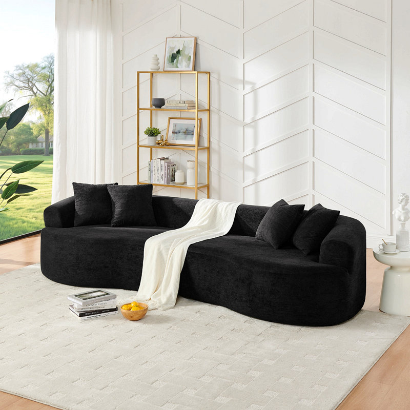 Canapé modulaire courbé 4 places Modern Cloud