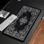  Tapis de souris en caoutchouc, surface en microfibre lisse, base antidérapante, tapis de souris décoratif à bord arrondi pour le bureau et les jeux, tapis noir et blanc 12 po x 32 po-474297287