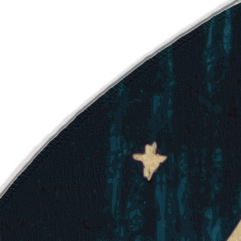 Nebula Thicket Indoor And Outdoor Area Rug, Round 5'