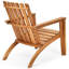 Chaise Adirondack en bois massif Fronton