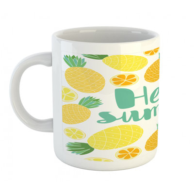 Grande tasse à café hello summer