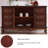 Brown Solid + Manufactured Wood Sideboard