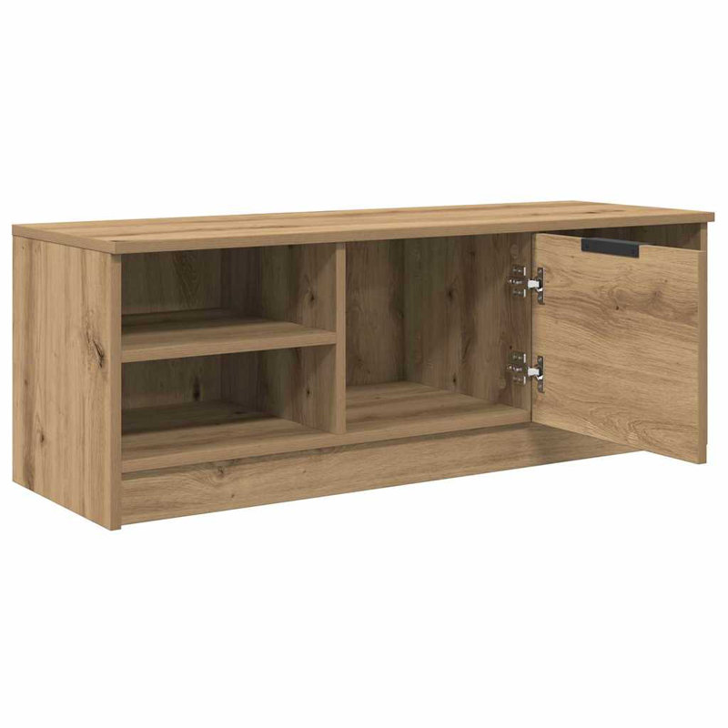 Unfinished TV Stand for TVs up to 48", Artisan Oak