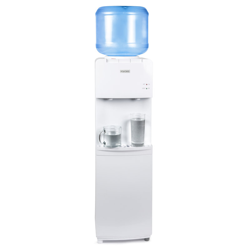 Distributeur d'eau chaude, froide et à température ambiante Igloo, chargement par le haut, blanc, Blanc
