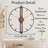 Modern Walnut Wall Clock With Metal Frame - Large Silent Non-Ticking Wooden Dial Clock For Living Room, Bedroom, Kitchen, Study - Handmade Home Decor Gift Idea
