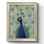 «Blue Peacock II» - impression sur toile encadrée-1399738489