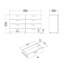 Diamone 8 Drawer 140Cm W Double Dresser-891417835