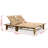 80 "Long Reclining Bamboo Single chaise