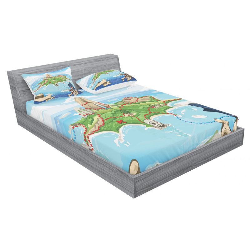 Microfiber Sheet Set, Full Sheet Set with Fitted Sheet