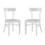 Ensemble de 2 chaises blanches Patsy-1733661256
