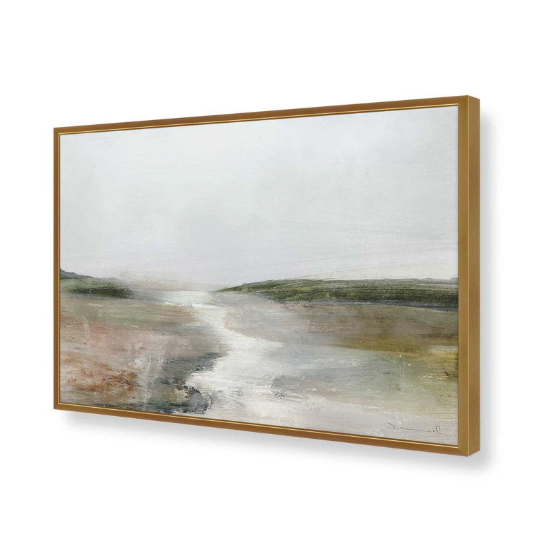 «Crystal River» par Dan Hobday, reproduction d'art, H 12 po x l 16 po, Doré