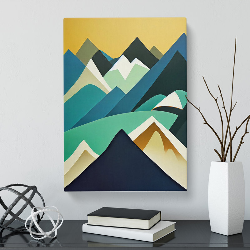 Mountain Abstract Vol.3 - Wrapped Canvas, 60cm H x 40cm W x 3cm D