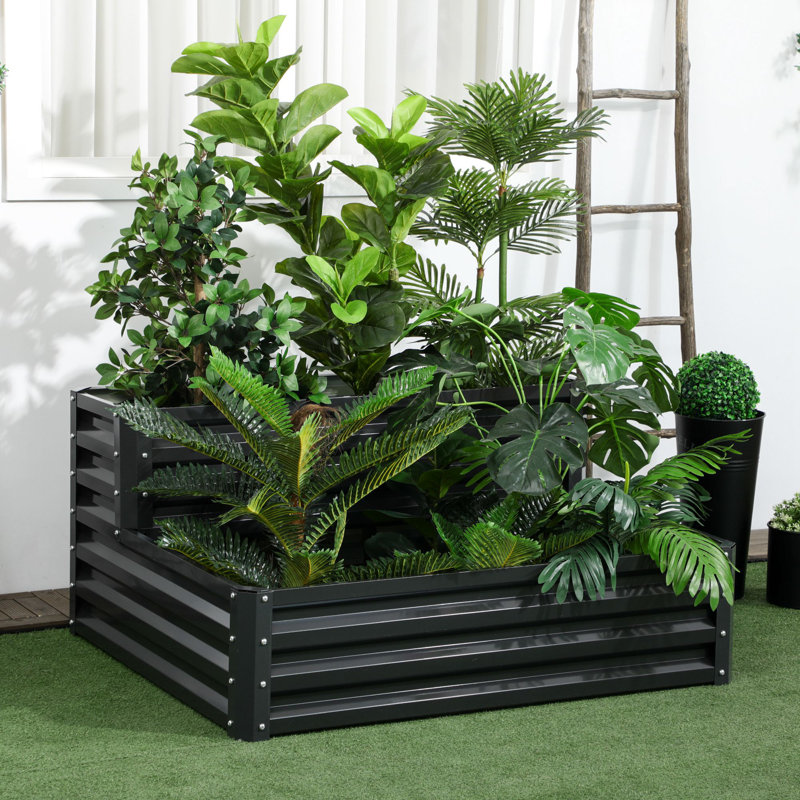 Buchanon Metal Raised Garden Bed