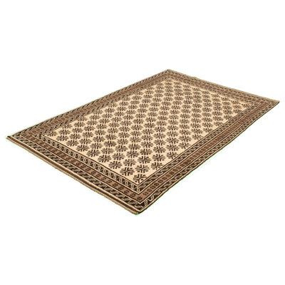 One-of-a-Kind 6'1'' X 9'3'' 2010s Wool Area Rug in