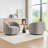 Arrun Velvet Swivel Barrel Chair-882099498