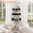 Corner Floating Shelves, Set Of 3 Corner Shelves Wall Mounted With Cable Hole, 3 Tier Wooden Hanging Corner Storage Shelf For Bedroom, Living Room, Kitchen-627973609