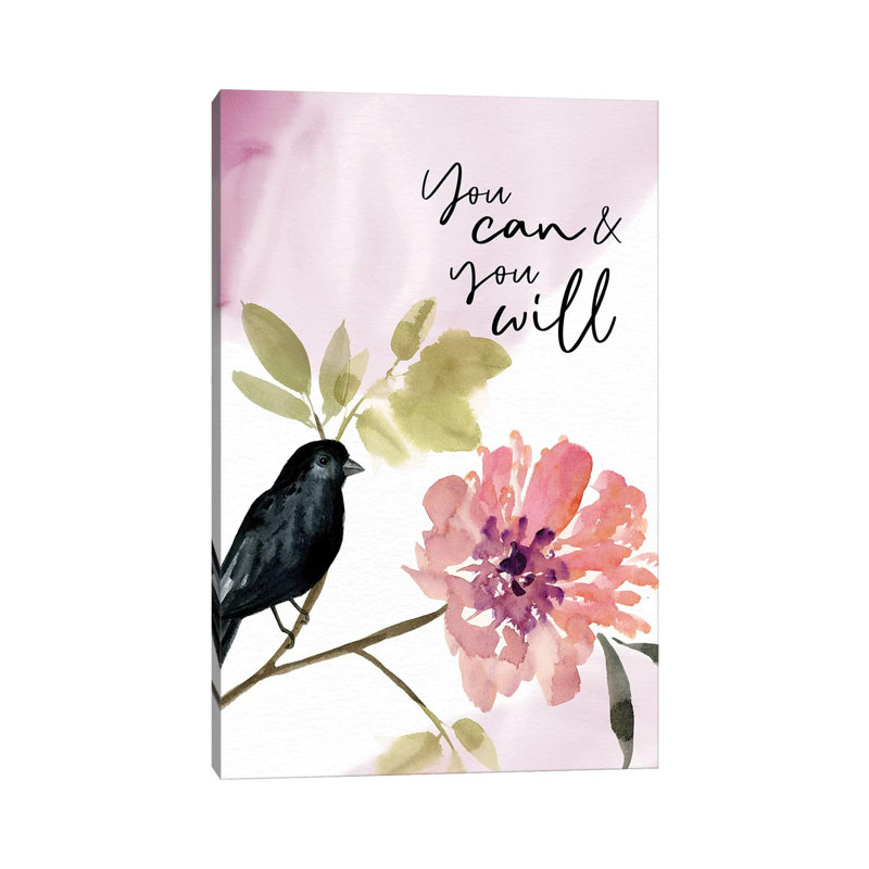 You Can And You Will by Stephanie Ryan - Print on Canvas, Wrapped Canvas, 66.04cm H x 45.72cm W x 3.81cm D
